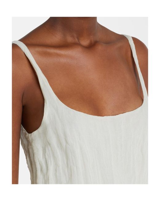 Rohe White Cotton-Blend Midi Dress