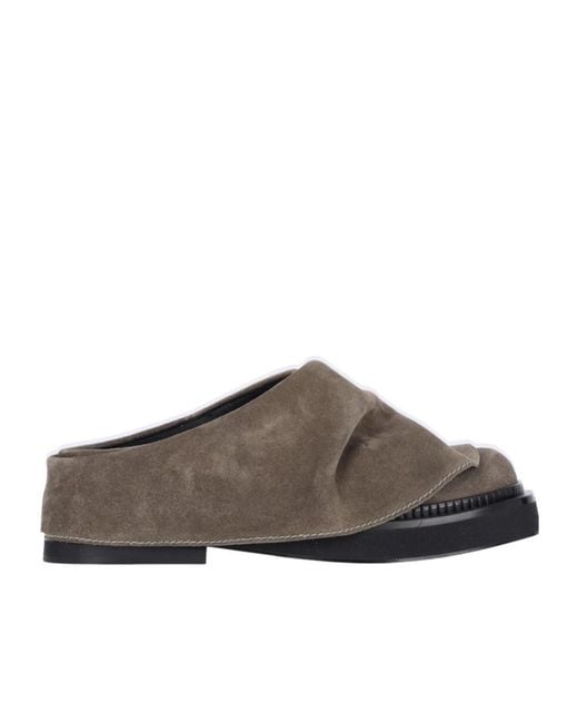 The Attico Brown The Mini Robin Sabot Shoes