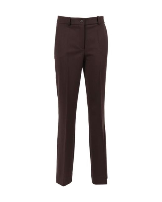 P.A.R.O.S.H. Brown Belt Loop Casual Pants