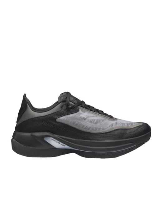 Salomon Lab Black Salomon Low Top Lace Up Sneakers for men