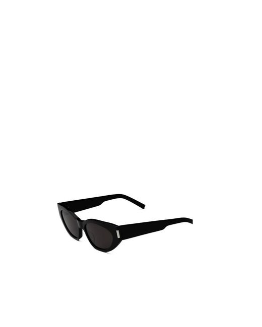 Saint Laurent Black Eyewear Cat-Eye Frame Glasses