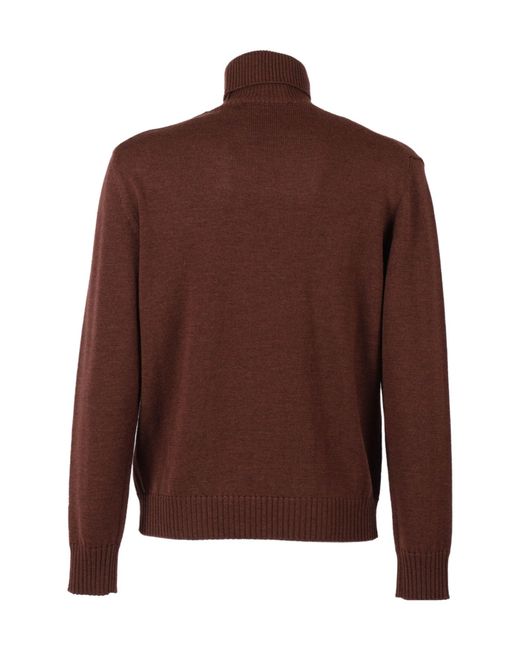 Ballantyne Brown Turtleneck Sweater for men