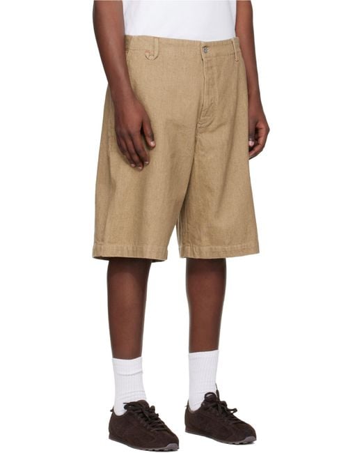 Jacquemus Natural De-Nimes Pastro Shorts for men
