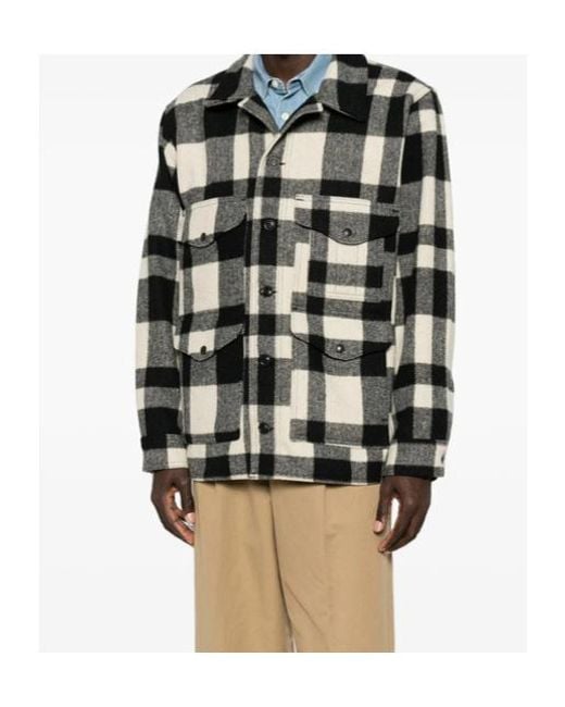Filson Black Plaid Jacket for men