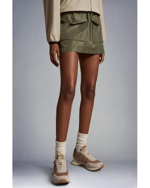 Moncler Natural Pacey Low-Top Sneakers