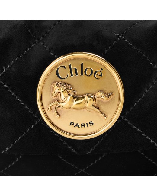 Chloé Black Quilted Shoulder Bag