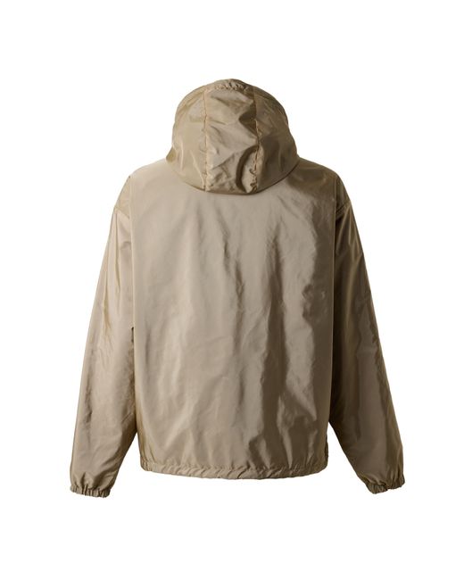 Prada Natural Stylish Hooded Jacket for men
