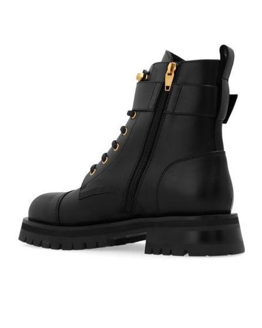 Balmain Black Charlie Ankle Boots