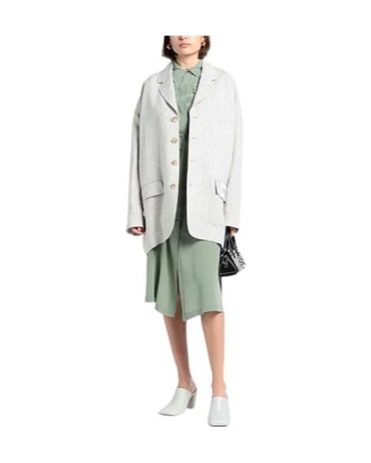 Dolce & Gabbana White Minimalist Singlebreasted Blazer