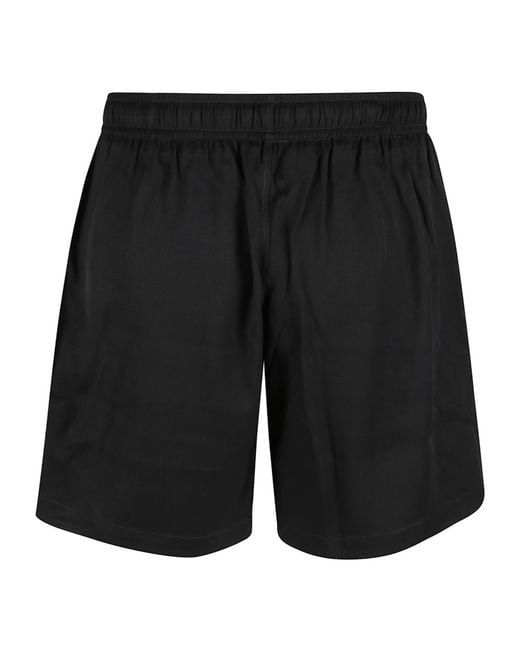 Amiri Black Elastic Waist Shorts for men
