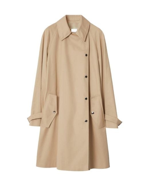 Burberry Natural Notched-Collar Buttoned Trench Coat