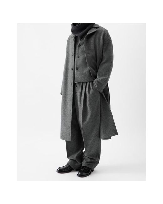 Jacquemus Gray The Citta Belted Coat for men