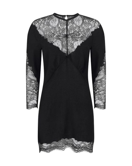 The Attico Black Mini Dress