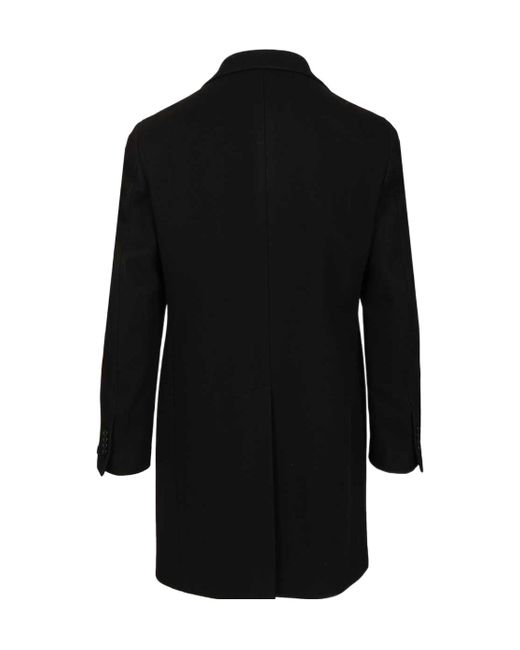 Tagliatore Black Bruce Coat for men