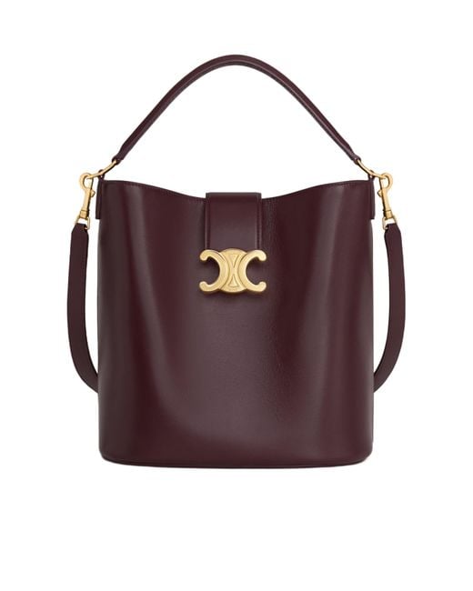 Celine Medium Bucket Louise in Purple | Lyst Celine Medium Bucket Louise in Purple | Lyst