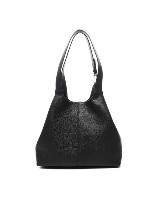 Coccinelle Black C-Easy Logo Plaque Shoulder Bag