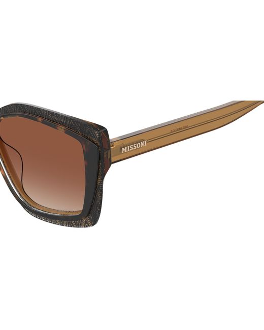 Missoni Multicolor Logo Detail Sunglasses