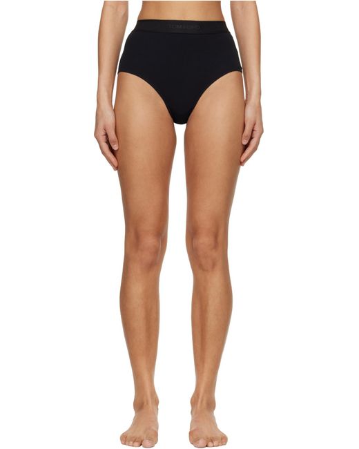 Tom Ford Black High Waist Briefs