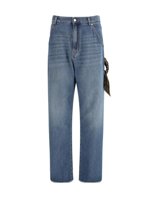 DARKPARK Blue Belt Loop Denim Trousers