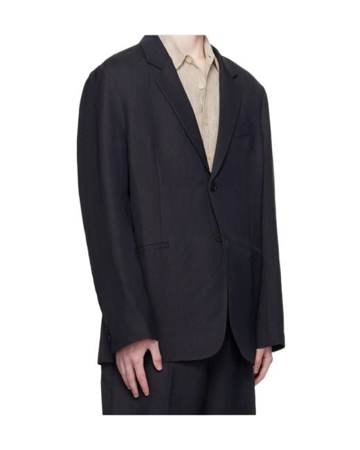 Studio Nicholson Blue Single-Breasted Blazer for men