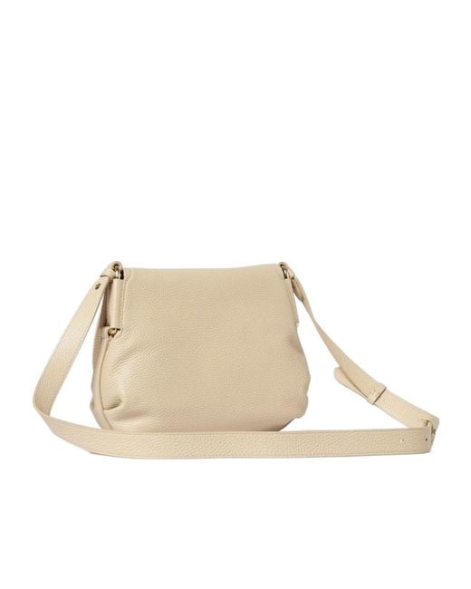 Coccinelle Natural Logo Printed Shoulder Bag