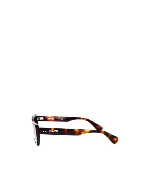 KENZO White Logo Sunglasses for men
