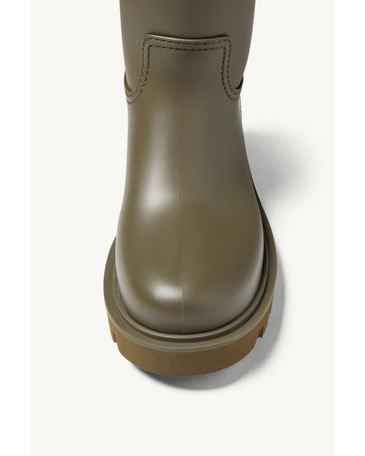 Moncler Green Kickstream High Rain Boots