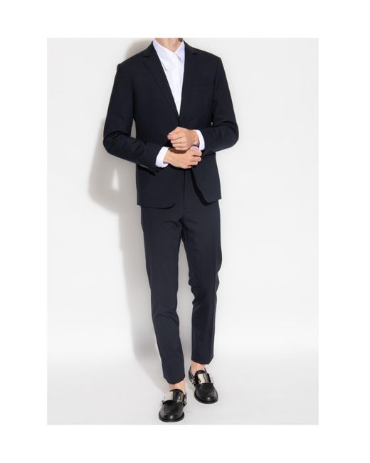 DSquared² Blue Single-Breasted Two-Piece Tailored Suit for men
