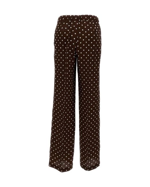 P.A.R.O.S.H. Brown Dots Trousers
