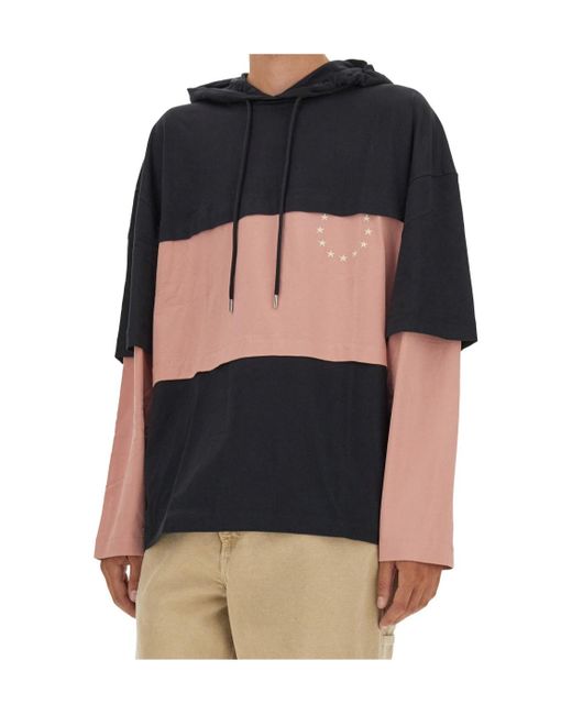 Etudes Studio Black Études Studio Pave Europa Drawstring Hoodie for men