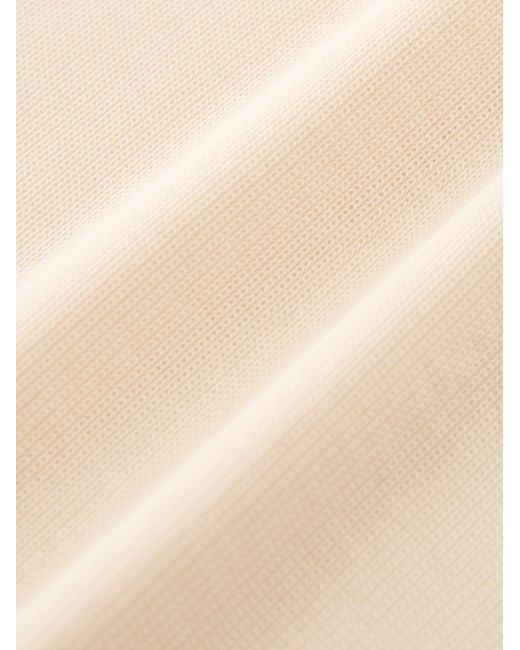 Studio Nicholson Natural Button-Collar Top