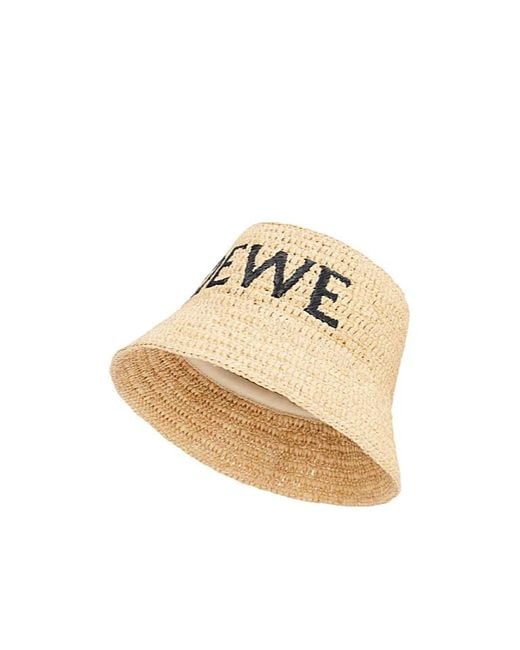 Loewe Natural Rafia Bucket Hat