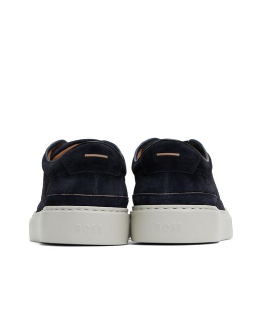 Boss Black Suede Sneakers for men