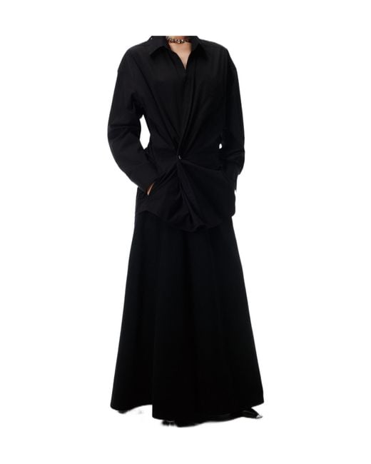 Alexander Wang Black Pre-Styled Wrapped Mini Dress
