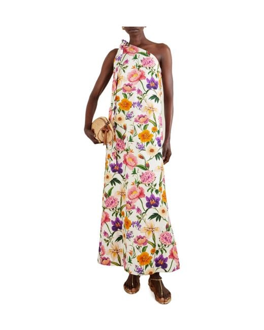 Borgo De Nor White Elegant Satin Dress
