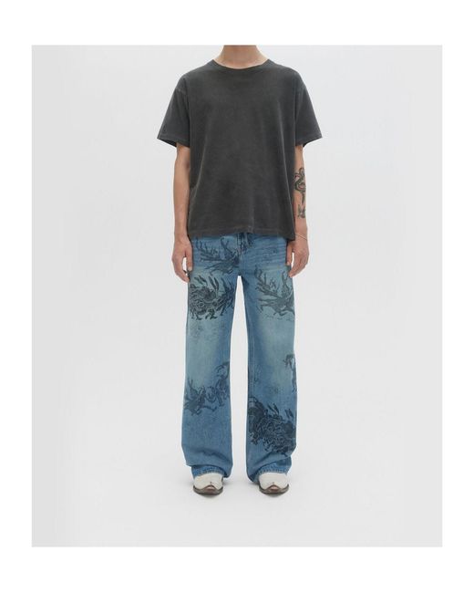 DOMREBEL Blue Hops Jeans for men