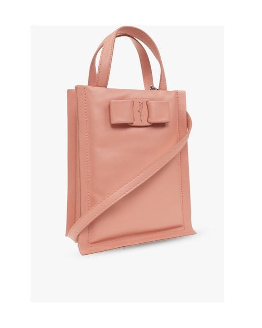 Ferragamo Pink Ferragamo Viva Mini Shoulder Bag