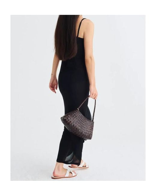 Dragon Diffusion Brown Rosanna Mini Leather Shoulder Bag