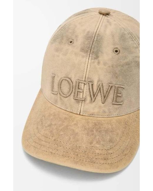 Loewe Natural Logo Embroidered Baseball Cap