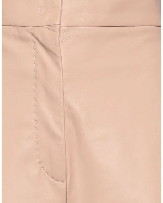 Max Mara Natural Solid Color Shorts