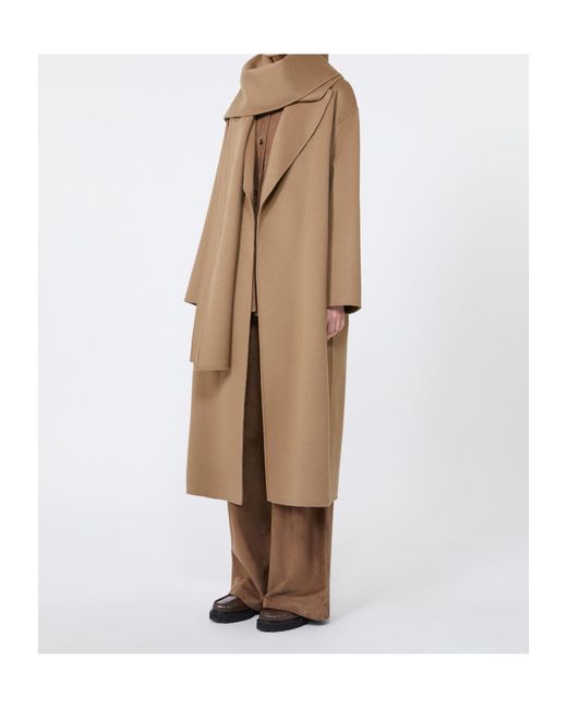 Max Mara Brown 'S Brando Pleat Detailed Trousers