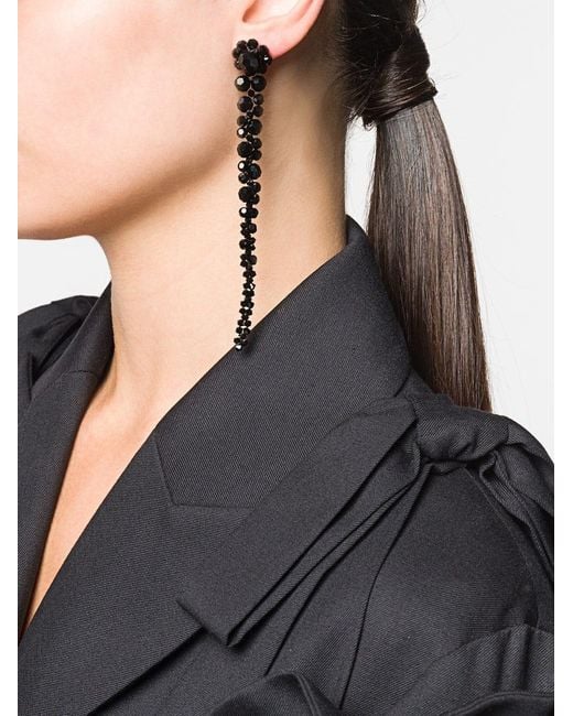 Simone Rocha White Drip Earrings