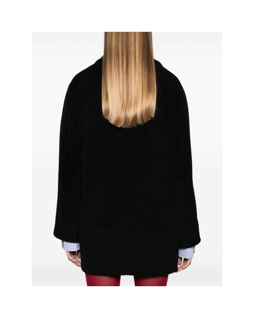 Max Mara Black Long Sleeve Coat
