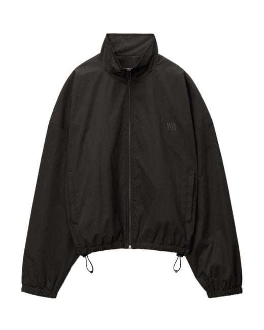 Alexander Wang Black Zipped Track Jacket