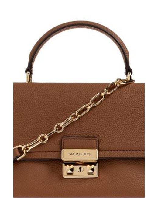 MICHAEL Michael Kors Brown Tribeca Chain-Detail Crossbody Bag