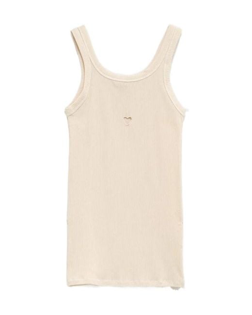 Baserange Natural Round Neck Sleeveless Vest