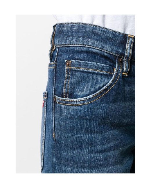 DSquared² Blue Nine-Point Slim Jeans