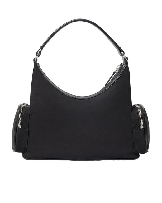 Stella McCartney Black Pocket Detailed Shoulder Bag