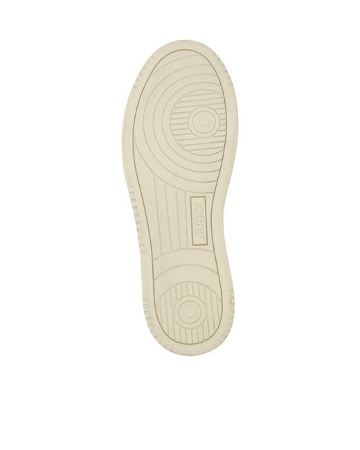 Autry Natural Medalist Lace-Up Sneakers for men