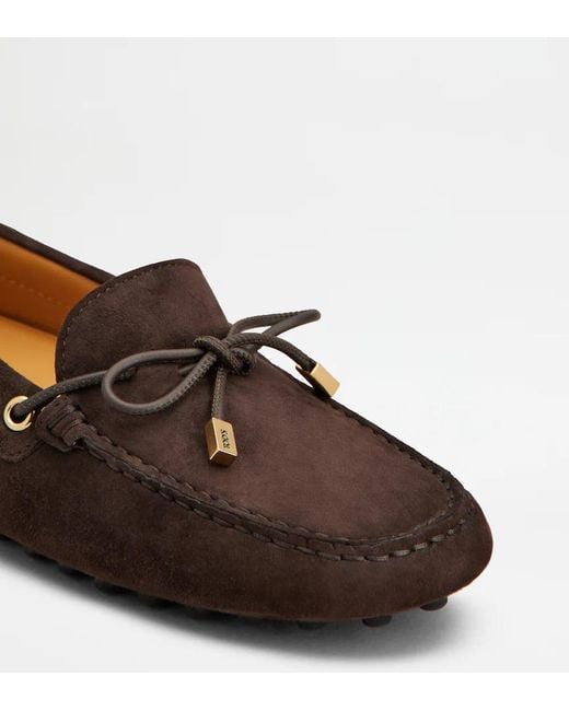 Tod's Brown Gommino Loafers
